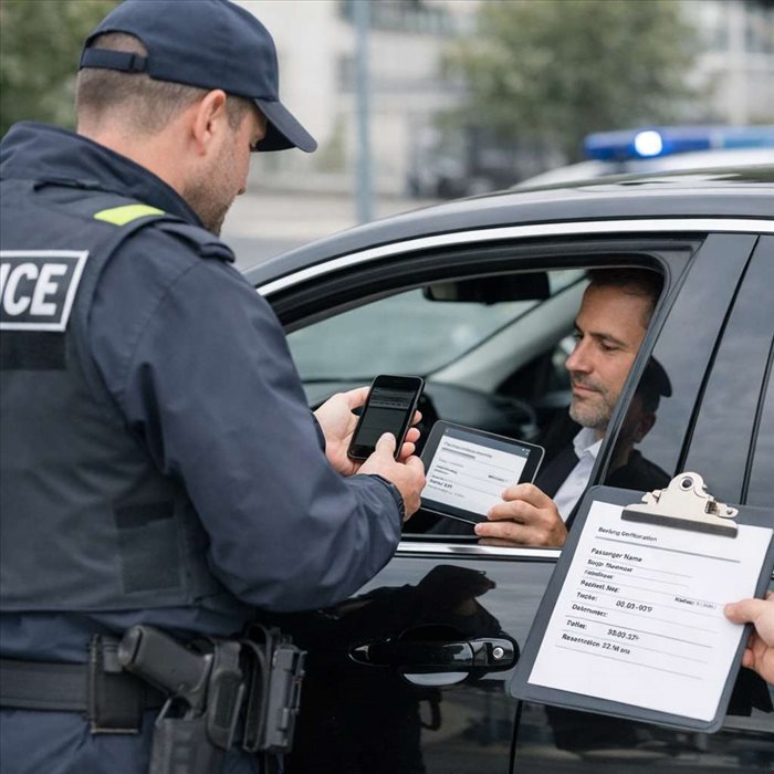 Comment prouver une réservation préalable lors d’un contrôle VTC ?