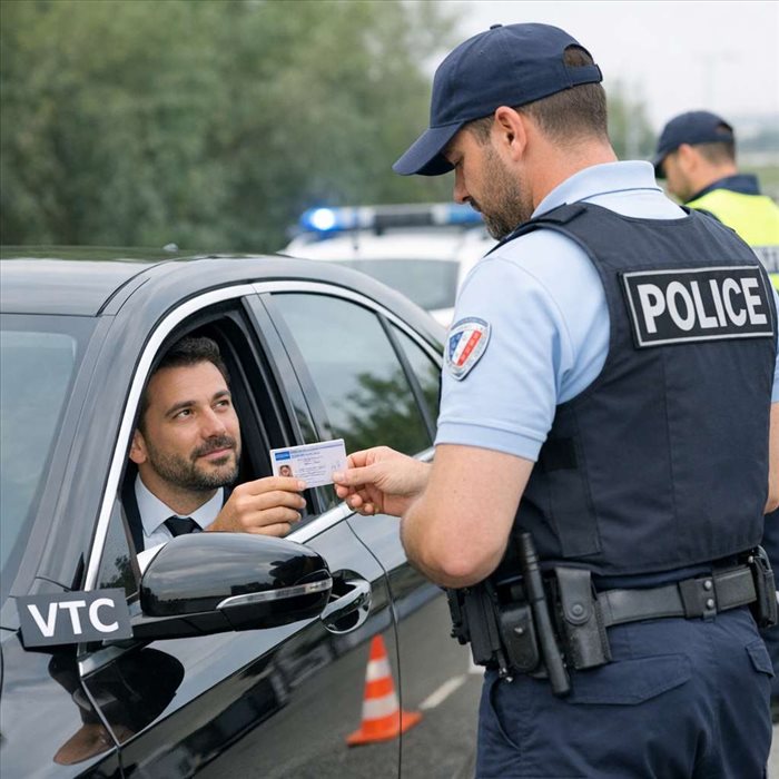 Contrôle routier VTC : documents, règles et sanctions