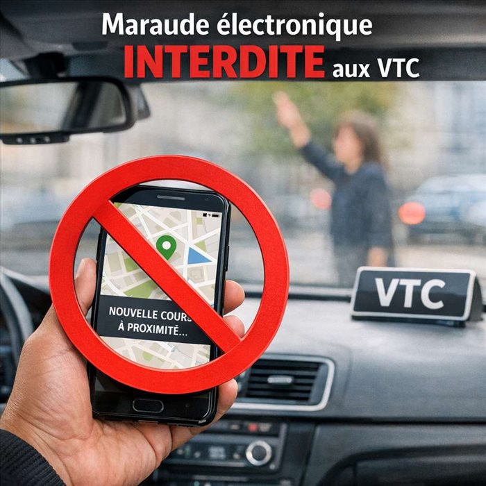 Pourquoi la maraude électronique est interdite aux VTC ? | Guide SEO