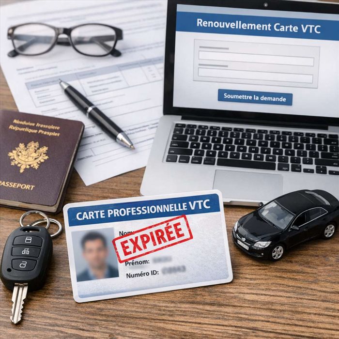 Renouveler sa carte professionnelle VTC expirée : guide complet 